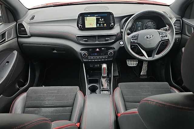 Hyundai TUCSON 1.6 CRDi 48V MHD 136 N Line 5dr 2WD DCT Red
