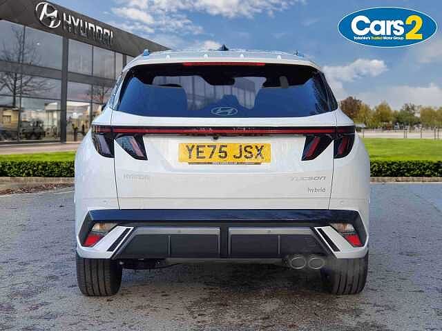 Hyundai TUCSON 1.6T Hybrid N Line 5dr Auto White
