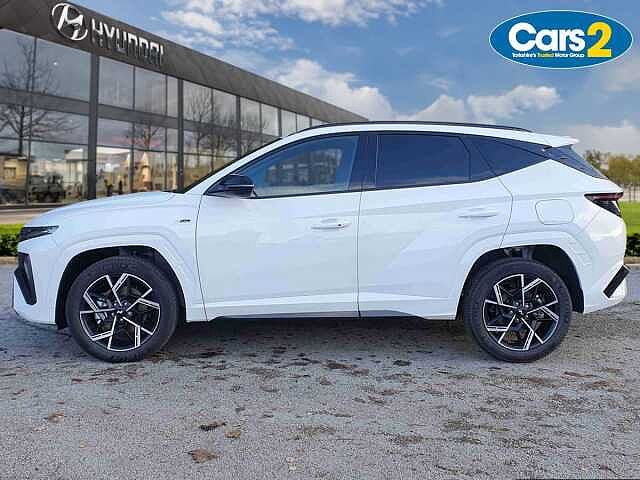 Hyundai TUCSON 1.6T Hybrid N Line 5dr Auto White