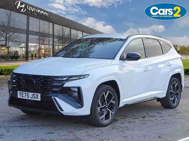 Hyundai TUCSON 1.6T Hybrid N Line 5dr Auto White