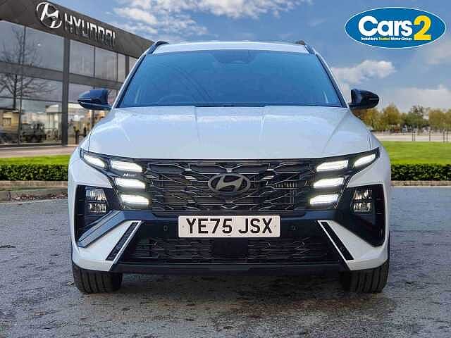 Hyundai TUCSON 1.6T Hybrid N Line 5dr Auto White