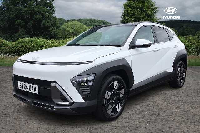 Hyundai KONA 1.6 GDi Hybrid Ultimate 5dr DCT Atlas White
