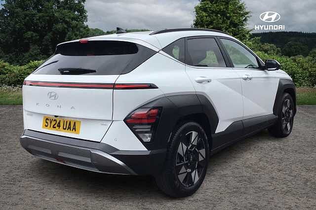 Hyundai KONA 1.6 GDi Hybrid Ultimate 5dr DCT Atlas White