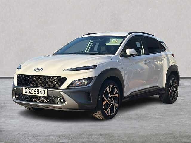 Hyundai KONA 1.0 T-Gdi Mhev Premium Suv 5Dr Petrol Hybrid Manual Euro 6 (S/S) (120 Ps) Atlas White