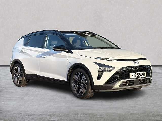 Hyundai BAYON 1.0 T-Gdi Mhev Ultimate Suv 5Dr Petrol Hybrid Dct Euro 6 (S/S) (120 Ps) Atlas White