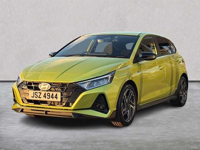 Hyundai I20 1.0 T-Gdi N Line S Hatchback 5Dr Petrol Manual Euro 6 (S/S) (100 Ps) Lucid Lime With Black Roof And Door Mirr