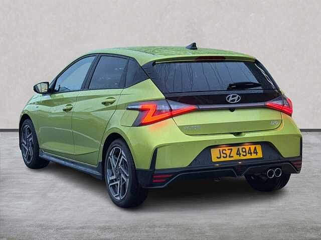 Hyundai I20 1.0 T-Gdi N Line S Hatchback 5Dr Petrol Manual Euro 6 (S/S) (100 Ps) Lucid Lime With Black Roof And Door Mirr