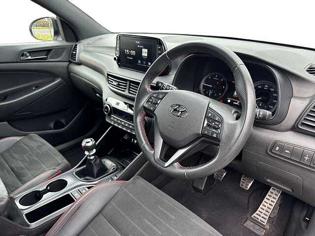 Hyundai TUCSON 1.6 Crdi Mhev N Line Suv 5Dr Diesel Hybrid Manual Euro 6 (S/S) (136 Ps) Polar White