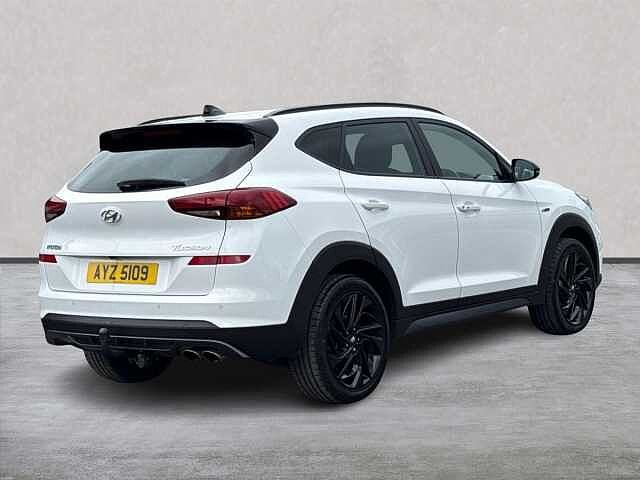 Hyundai TUCSON 1.6 Crdi Mhev N Line Suv 5Dr Diesel Hybrid Manual Euro 6 (S/S) (136 Ps) Polar White