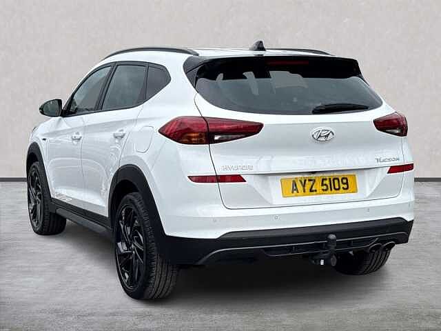 Hyundai TUCSON 1.6 Crdi Mhev N Line Suv 5Dr Diesel Hybrid Manual Euro 6 (S/S) (136 Ps) Polar White