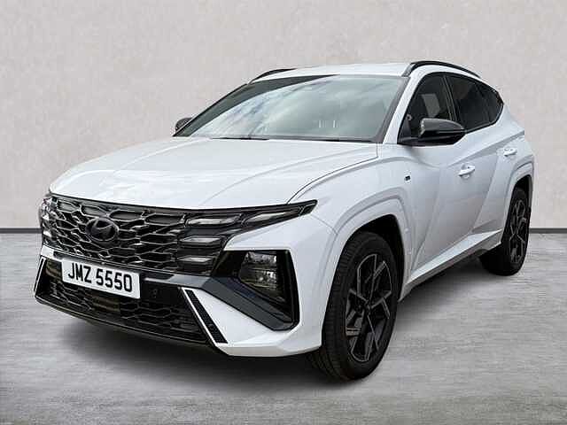 Hyundai TUCSON 1.6T 239 Hybrid N Line 5Dr Auto White