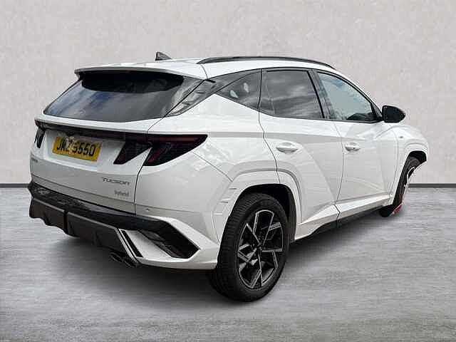 Hyundai TUCSON 1.6T 239 Hybrid N Line 5Dr Auto White
