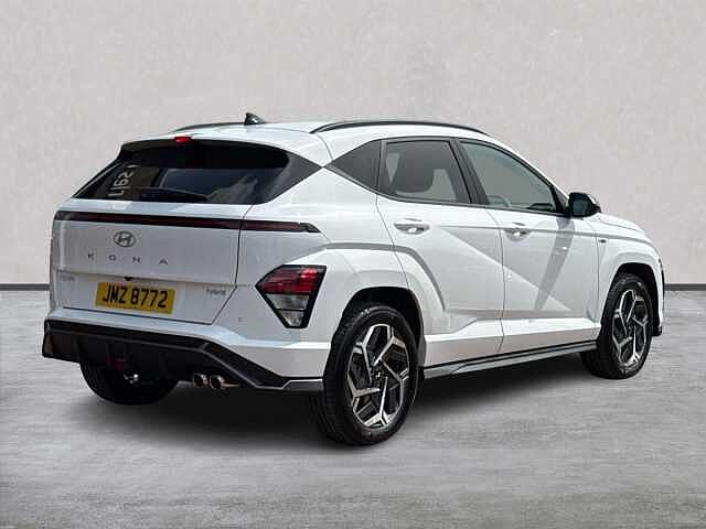 Hyundai KONA 1.6 H-Gdi N Line Suv 5Dr Petrol Hybrid Dct Euro 6 (S/S) (138 Ps) Special Solid - Atlas White