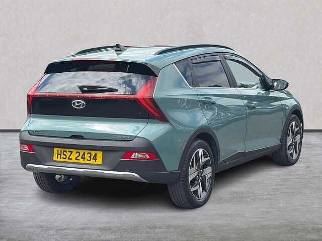 Hyundai BAYON 1.0 T-Gdi Mhev Premium Suv 5Dr Petrol Hybrid Dct Euro 6 (S/S) (100 Ps) Mangrove Green