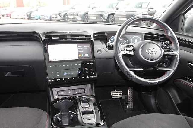 Hyundai TUCSON 1.6 TGDi Hybrid 230 N Line S 5dr 2WD Auto White