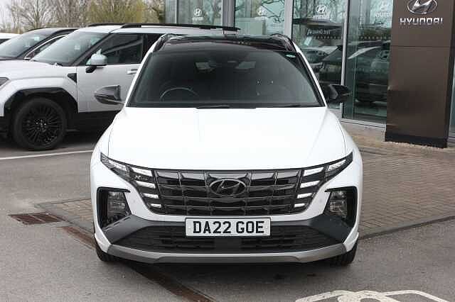 Hyundai TUCSON 1.6 TGDi Hybrid 230 N Line S 5dr 2WD Auto White