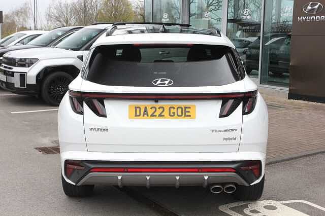 Hyundai TUCSON 1.6 TGDi Hybrid 230 N Line S 5dr 2WD Auto White