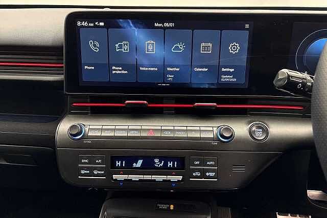 Hyundai KONA 1.6 Hybrid 129 Ultimate 5dr DCT Black