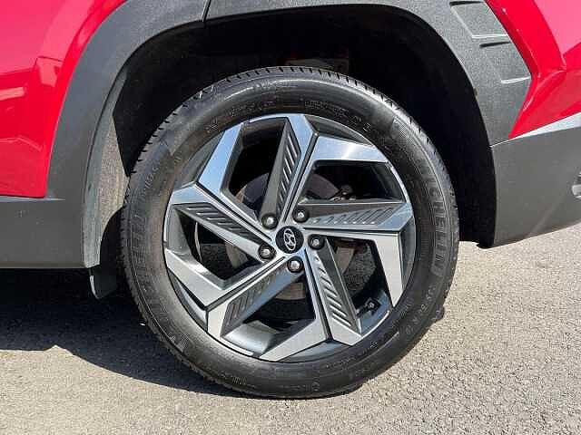 Hyundai TUCSON 1.6 h T-GDi Premium SUV 5dr Petrol Hybrid Auto Euro 6 (s/s) (230 ps) Red