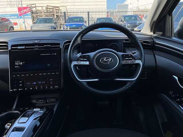 Hyundai TUCSON 1.6 h T-GDi Premium SUV 5dr Petrol Hybrid Auto Euro 6 (s/s) (230 ps) Red