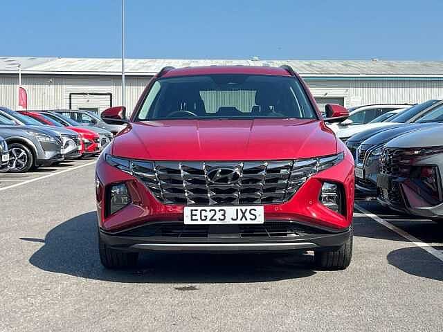 Hyundai TUCSON 1.6 h T-GDi Premium SUV 5dr Petrol Hybrid Auto Euro 6 (s/s) (230 ps) Red