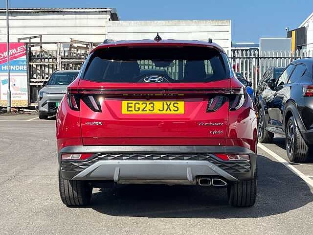 Hyundai TUCSON 1.6 h T-GDi Premium SUV 5dr Petrol Hybrid Auto Euro 6 (s/s) (230 ps) Red