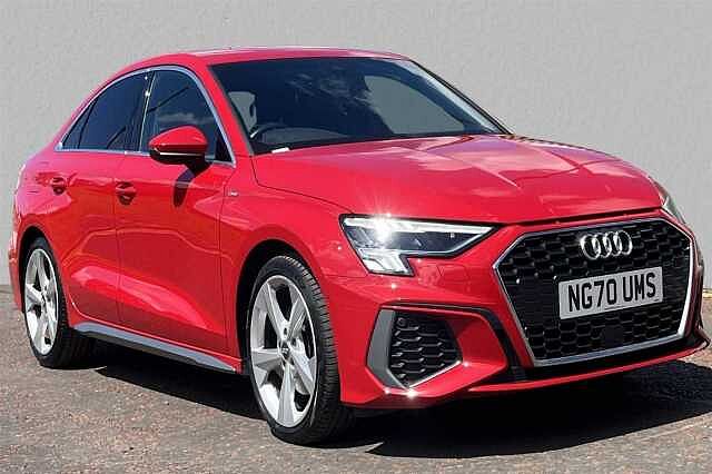 Audi A3 SALOON 1.5 TFSI (150ps) S Line 35 S Red