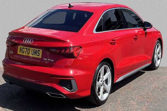 Audi A3 SALOON 1.5 TFSI (150ps) S Line 35 S Red