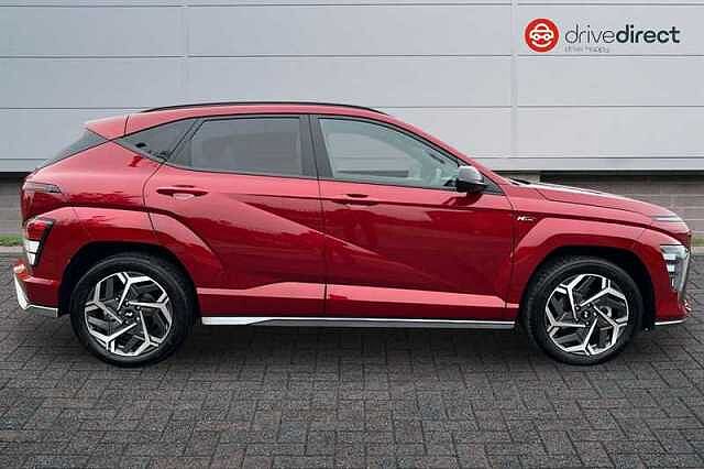 Hyundai KONA 1.6 h-GDi N Line SUV 5dr Petrol Hybrid DCT Euro 6 (s/s) (129 ps) Red