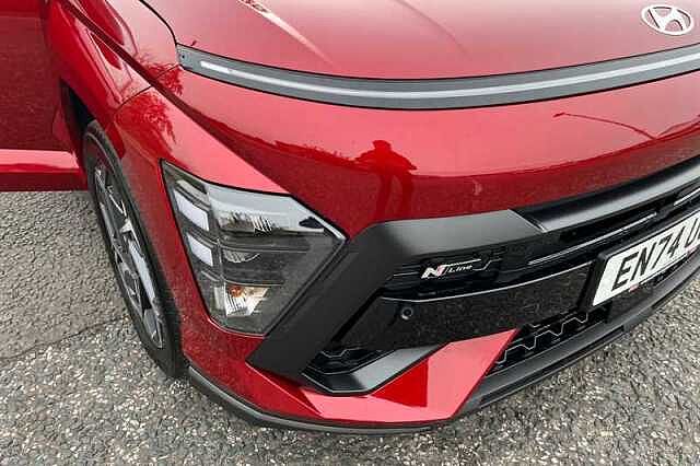 Hyundai KONA 1.6 h-GDi N Line SUV 5dr Petrol Hybrid DCT Euro 6 (s/s) (129 ps) Red