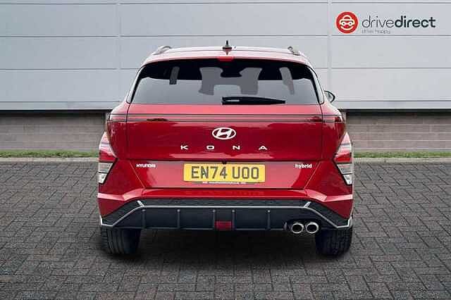 Hyundai KONA 1.6 h-GDi N Line SUV 5dr Petrol Hybrid DCT Euro 6 (s/s) (129 ps) Red