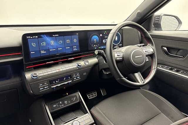 Hyundai TUCSON 1.6 T-GDi N Line SUV 5dr Petrol Hybrid Auto Euro 6 (s/s) (215 ps) Grey