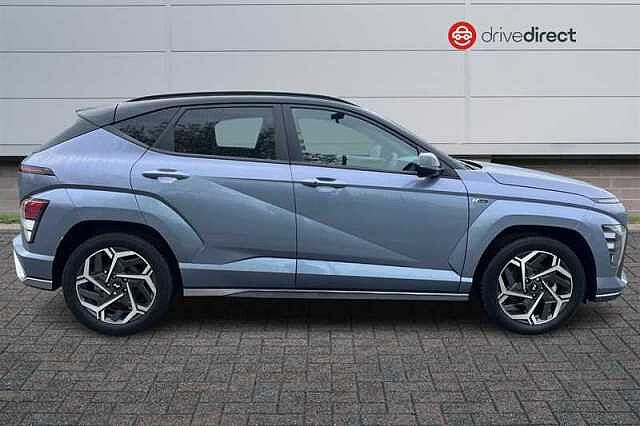 Hyundai KONA 1.6 h-GDi N Line SUV 5dr Petrol Hybrid DCT Euro 6 (s/s) (129 ps) Blue