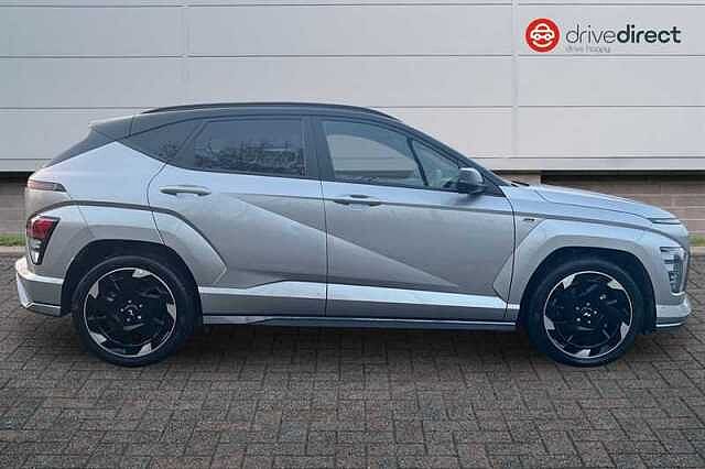 Hyundai KONA 65.4kWh N Line S SUV 5dr Electric Auto (218 ps) Silver