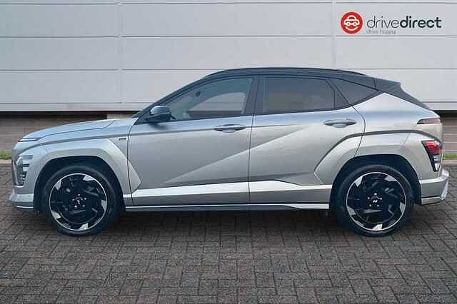 Hyundai KONA 65.4kWh N Line S SUV 5dr Electric Auto (218 ps) Silver