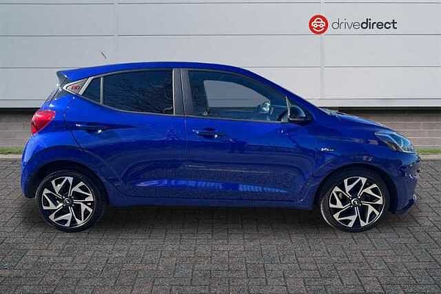 Hyundai I10 1.0 T-GDi N Line Hatchback 5dr Petrol Manual Euro 6 (s/s) (100 ps) Blue