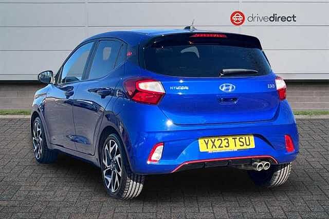 Hyundai I10 1.0 T-GDi N Line Hatchback 5dr Petrol Manual Euro 6 (s/s) (100 ps) Blue
