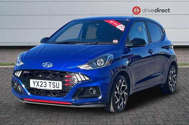 Hyundai I10 1.0 T-GDi N Line Hatchback 5dr Petrol Manual Euro 6 (s/s) (100 ps) Blue