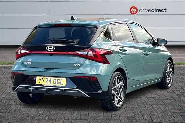 Hyundai I20 1.0 T-GDi Ultimate Hatchback 5dr Petrol Manual Euro 6 (s/s) (100 ps) Green