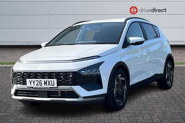 Hyundai BAYON 1.0 T-GDi Tech Line SUV 5dr Petrol DCT Euro 6 (s/s) (90 ps) White