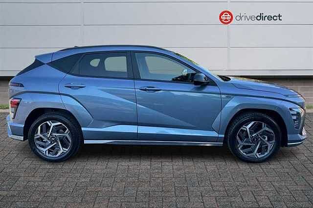 Hyundai KONA 1.6 h-GDi N Line S SUV 5dr Petrol Hybrid DCT Euro 6 (s/s) (138 ps) Blue