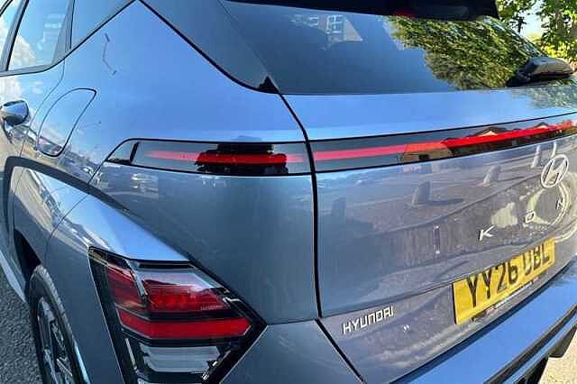 Hyundai KONA 1.6 h-GDi N Line S SUV 5dr Petrol Hybrid DCT Euro 6 (s/s) (138 ps) Blue