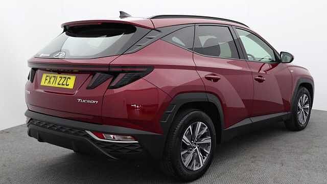Hyundai TUCSON 1.6 T-GDi MHEV SE Connect SUV 5dr Petrol Hybrid DCT Euro 6 (s/s) (150 ps) Red
