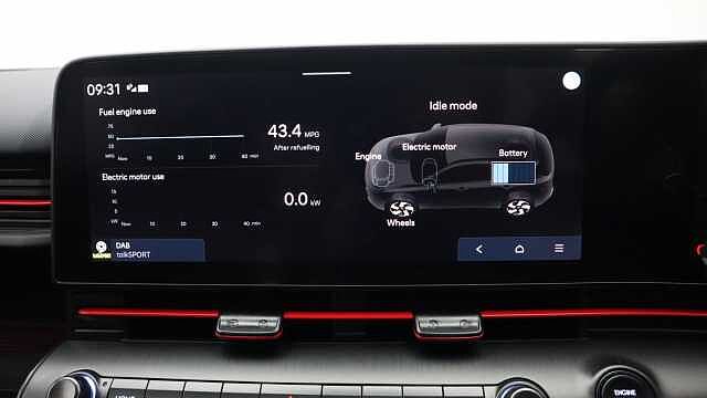 Hyundai KONA 1.6 h-GDi N Line SUV 5dr Petrol Hybrid DCT Euro 6 (s/s) (141 ps) Meta Blue