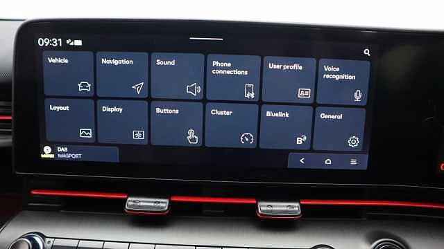 Hyundai KONA 1.6 h-GDi N Line SUV 5dr Petrol Hybrid DCT Euro 6 (s/s) (141 ps) Meta Blue