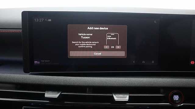 Hyundai TUCSON 1.6 T-GDi N Line SUV 5dr Petrol Manual Euro 6 (s/s) (160 ps) Black