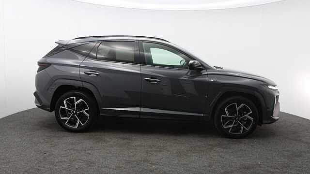 Hyundai TUCSON 1.6T N Line SUV 5dr Petrol Hybrid Auto Euro 6 (s/s) (239 ps) Grey
