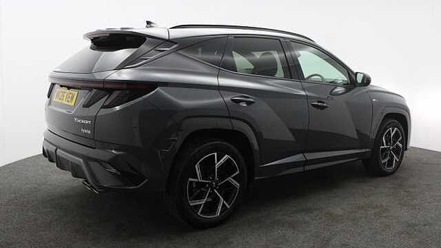 Hyundai TUCSON 1.6T N Line SUV 5dr Petrol Hybrid Auto Euro 6 (s/s) (239 ps) Grey