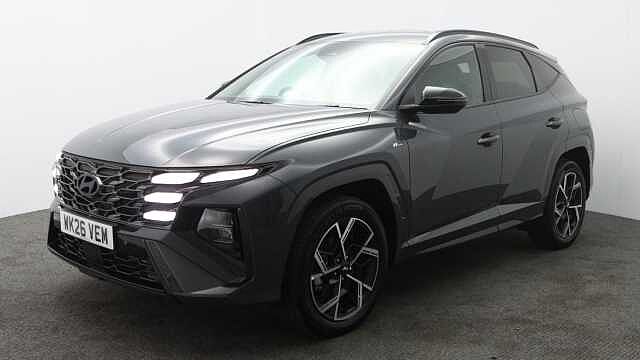 Hyundai TUCSON 1.6T N Line SUV 5dr Petrol Hybrid Auto Euro 6 (s/s) (239 ps) Grey