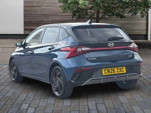 Hyundai I20 1.0 T-GDi Black Line Hatchback 5dr Petrol Manual Euro 6 (s/s) (90 ps) Vibrant Blue Pearl